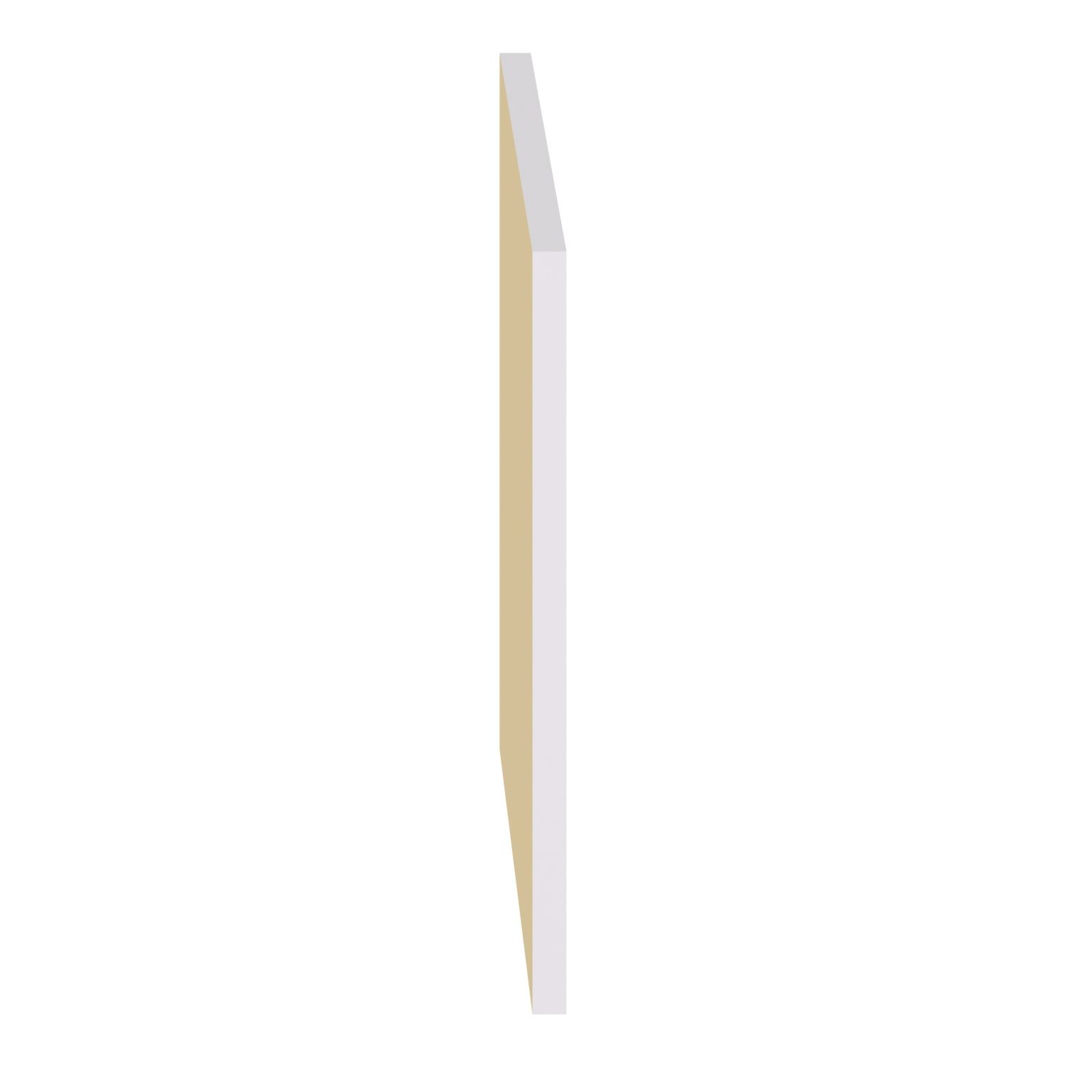 Picture of Unmarked legend 18x27mm for legend holder 30x50mm, Harmony XB4, 1 white side, 1 yellow side