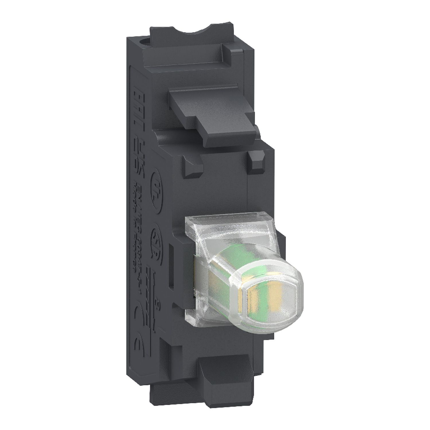 Picture of Light block, Harmony XB4, Harmony XB5, for head 22mm, universal LED, 24V AC DC, compact push in terminals