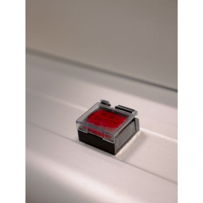 Picture of Complete body for pilot lights, Harmony XB6, red light block with body fixing collar with integral LED 12...24V