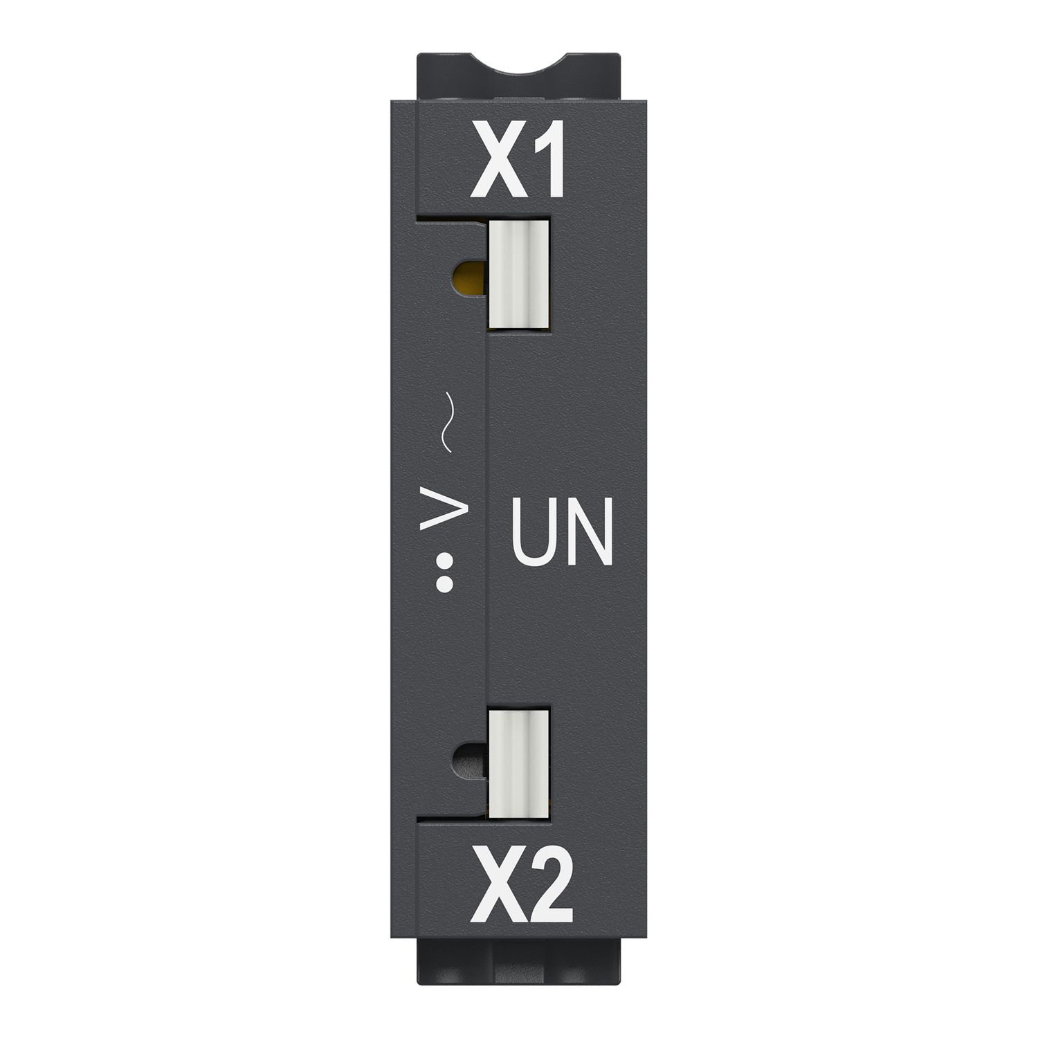 Picture of Light block, Harmony XB4, Harmony XB5, for head 22mm, universal LED, 110…120V AC, compact push in terminals