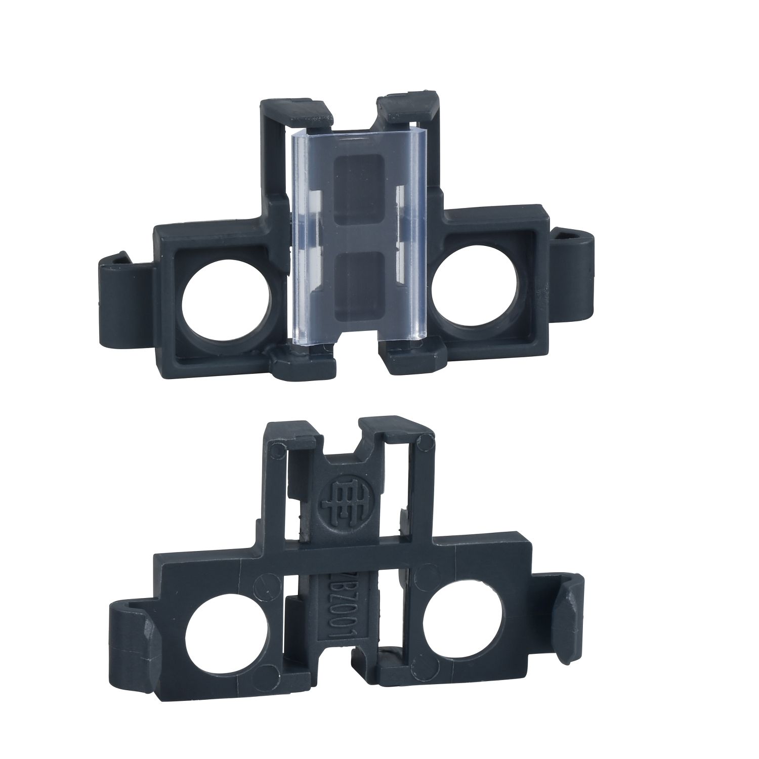 Picture of Clip on legend holder, Harmony XB4, plastic, black