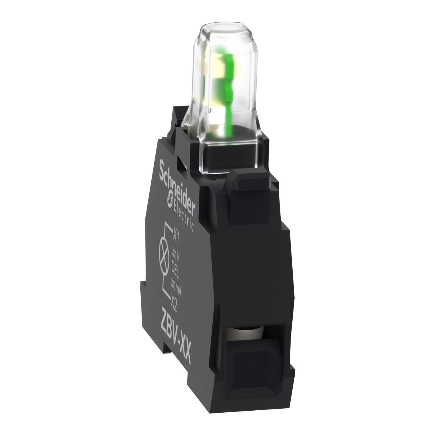 Picture of Light block, Harmony XB4, Harmony XB5, for head 22mm, universal LED, screw clamp terminals, 230...240V AC