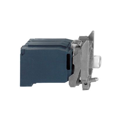 Picture of Light block with body fixing collar, Harmony XB4, metal, with BA9s bulb, 230...240V AC