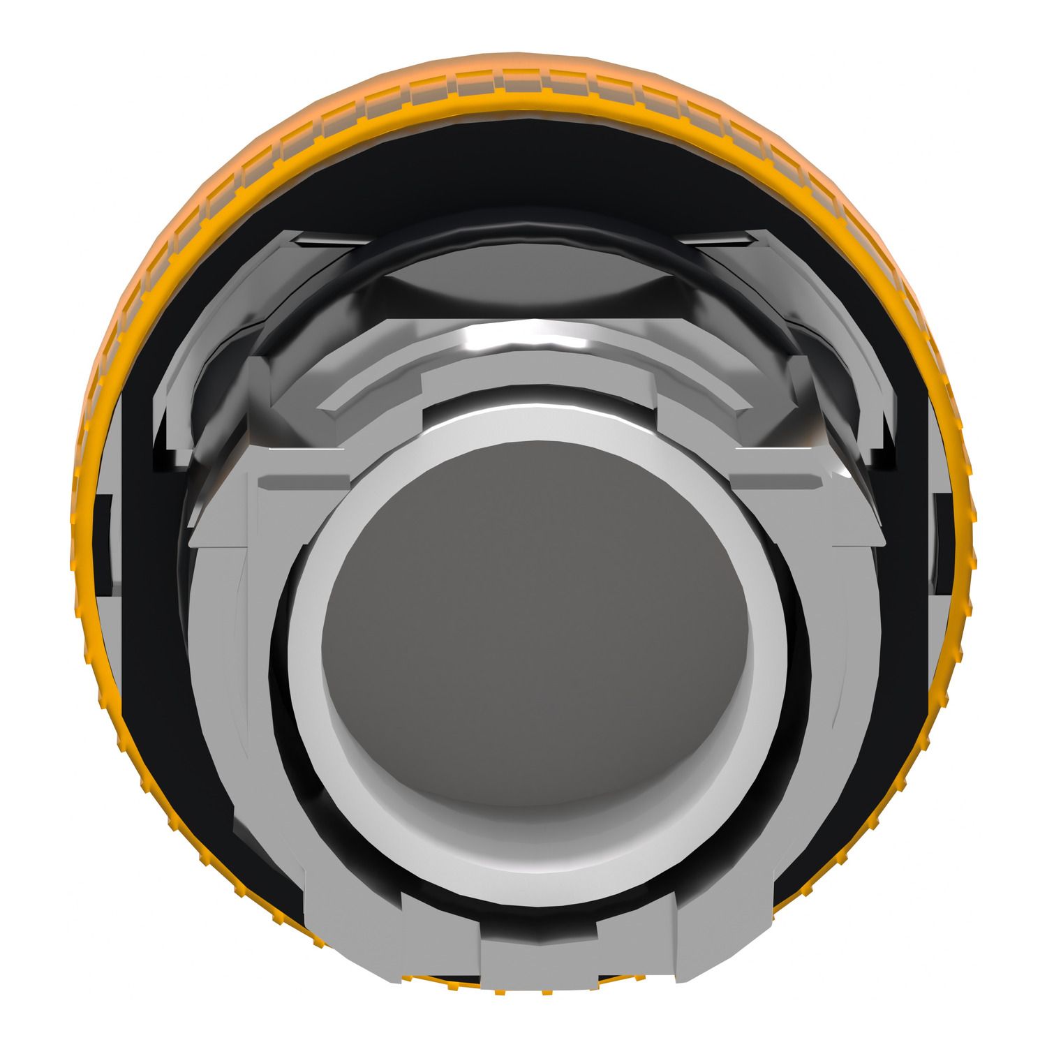 Picture of Head for pilot light, Harmony XB4, metal, orange, 22mm, plain lens for BA9s bulb