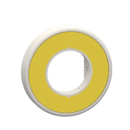 Picture of ILLUMINATED LEGEND RING 24V 2 COLORS WHITE/RED FIXED LED UNMARKED YELLOW LABEL
