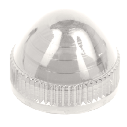 Picture of Lens, Harmony 9001K, Harmony 9001SK, polycarbonate, domed, clear, grooved lens, 30 mm, for pilot light
