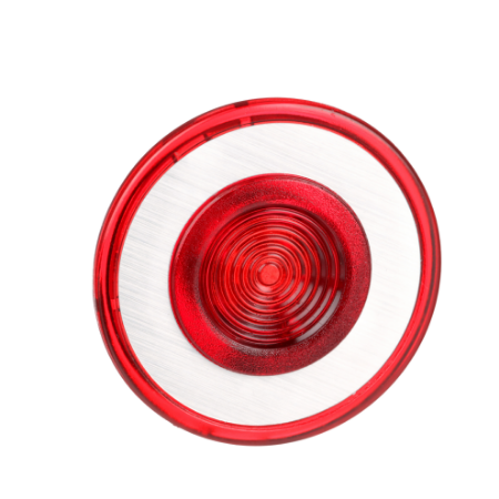 Picture of Mushroom button, Harmony 9001K, Harmony 9001SK, snap in plastic, red, 41mm, for illuminated push button