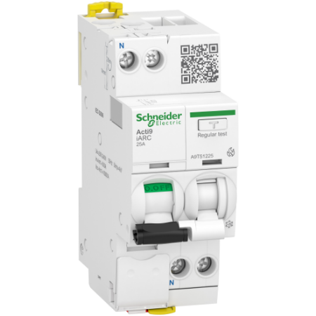 Picture of Acti9, Arc fault detection switch, Acti9 iARC, 1P+N, 25A, 10000A
