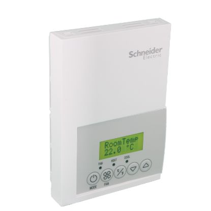Picture of Low-Voltage Fan Coil Room Controller: BACnet MS/TP, RH sensor & control, Floating or on-off, Hotel/Lodging