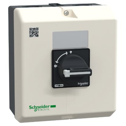 Picture of Empty enclosure,TeSys Control,black padlockable handle and black front plate,IP65,for V3/V4