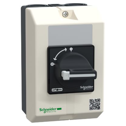 Picture of Empty enclosure,TeSys Control,black padlockable handle and black front plate,IP65,for V02-V2