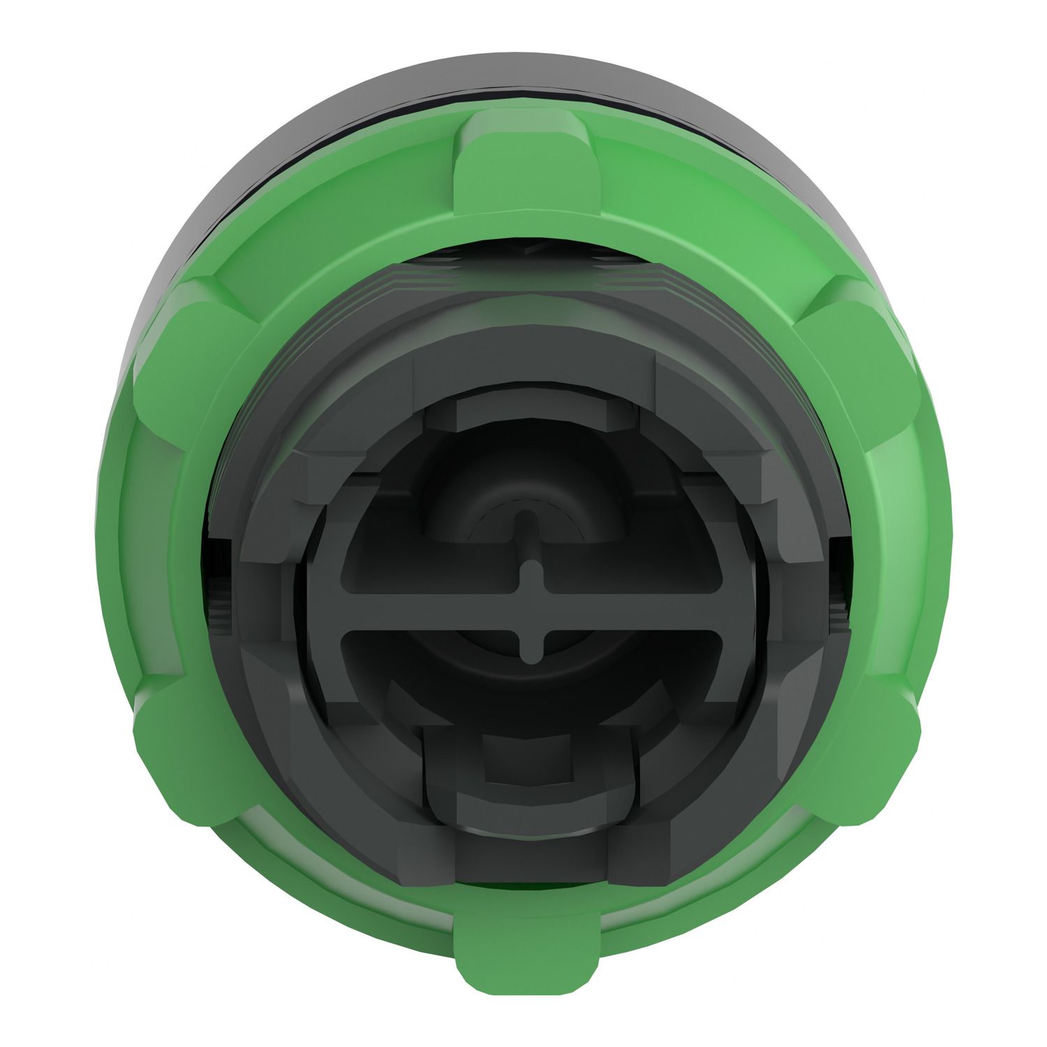 Picture of Push button head, Harmony XB5, plastic, projecting, red, 22mm, spring return, unmarked