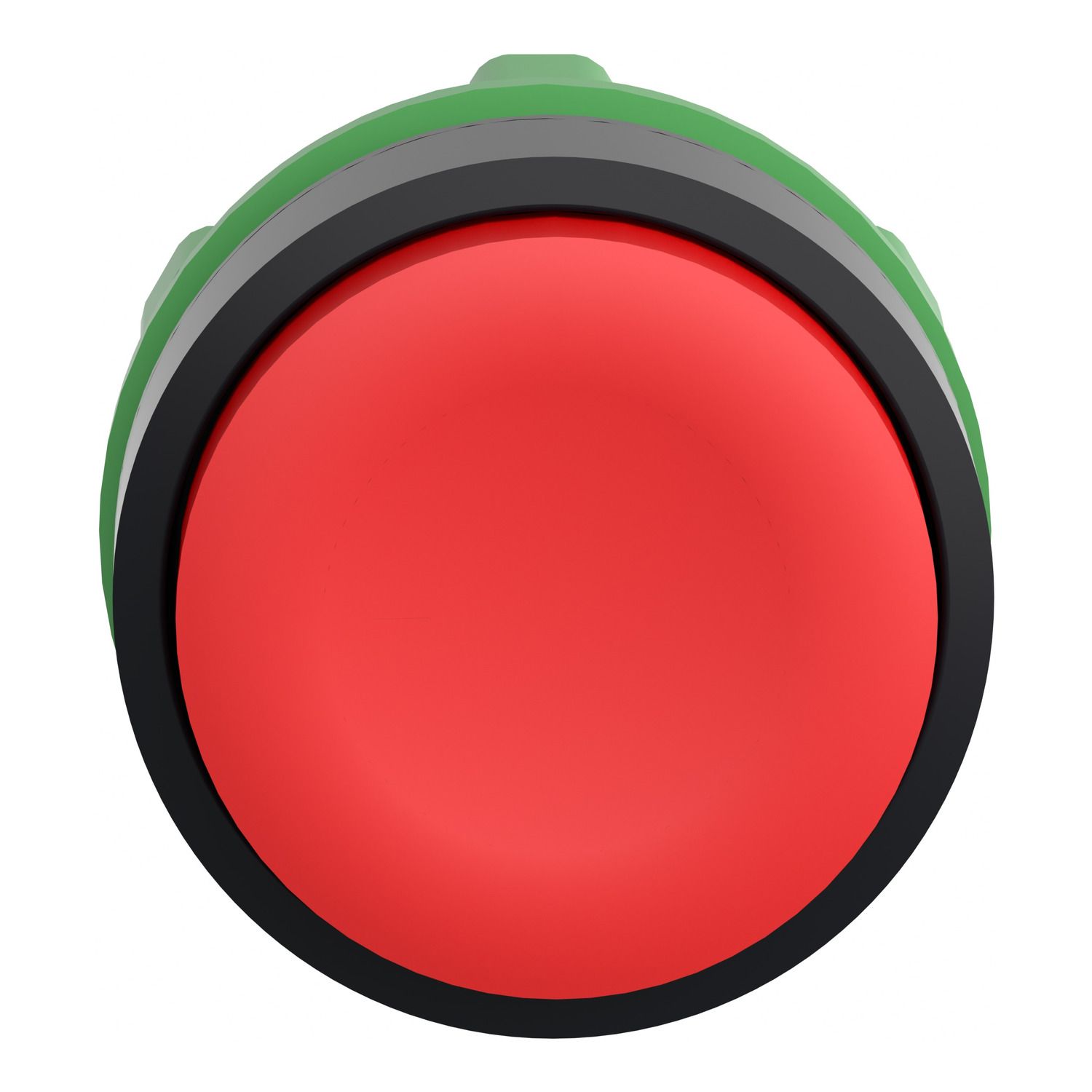 Picture of Push button head, Harmony XB5, plastic, projecting, red, 22mm, spring return, unmarked