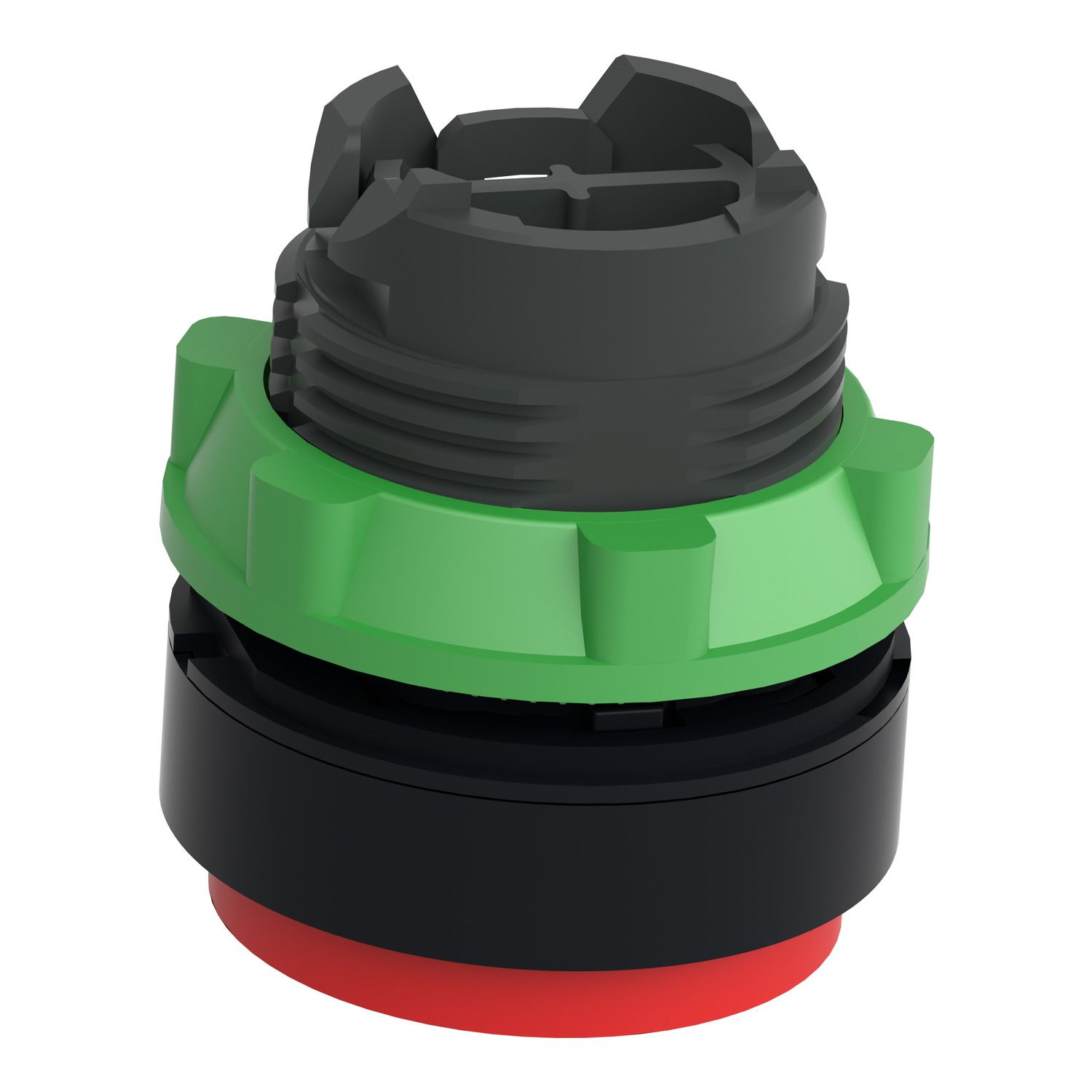 Picture of Push button head, Harmony XB5, plastic, projecting, red, 22mm, spring return, unmarked