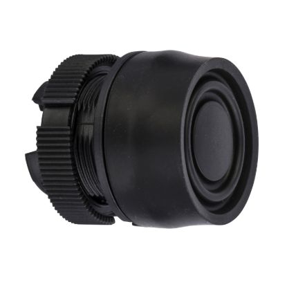 Picture of Head for push button, Harmony XAC, black, booted, 22mm, unmarked