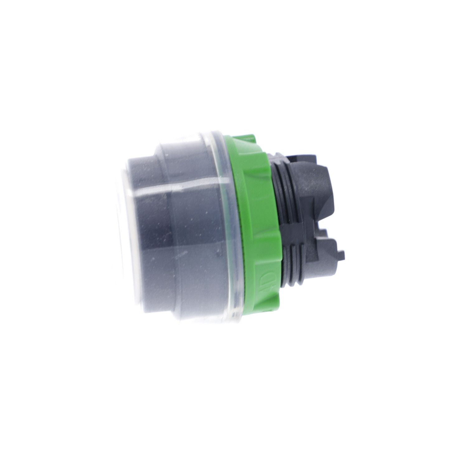 Picture of Head for non illuminated push button, Harmony XB5, plastic, projecting, black, 22mm, spring return, booted, unmarked