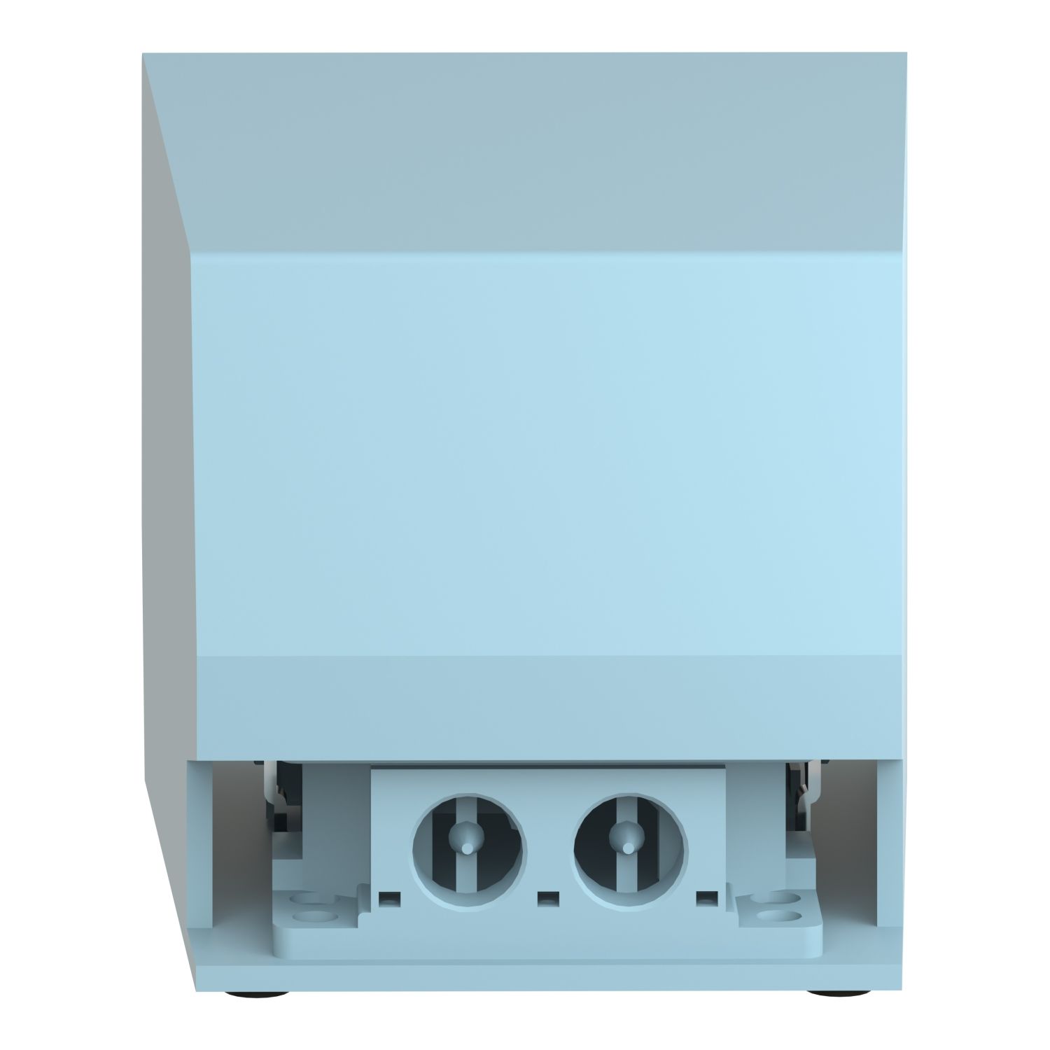 Picture of Single foot switch, Harmony XPE, metal, blue, with cover, trigger mechanism, 1 step, 1 contact 1NC+NO, IP66
