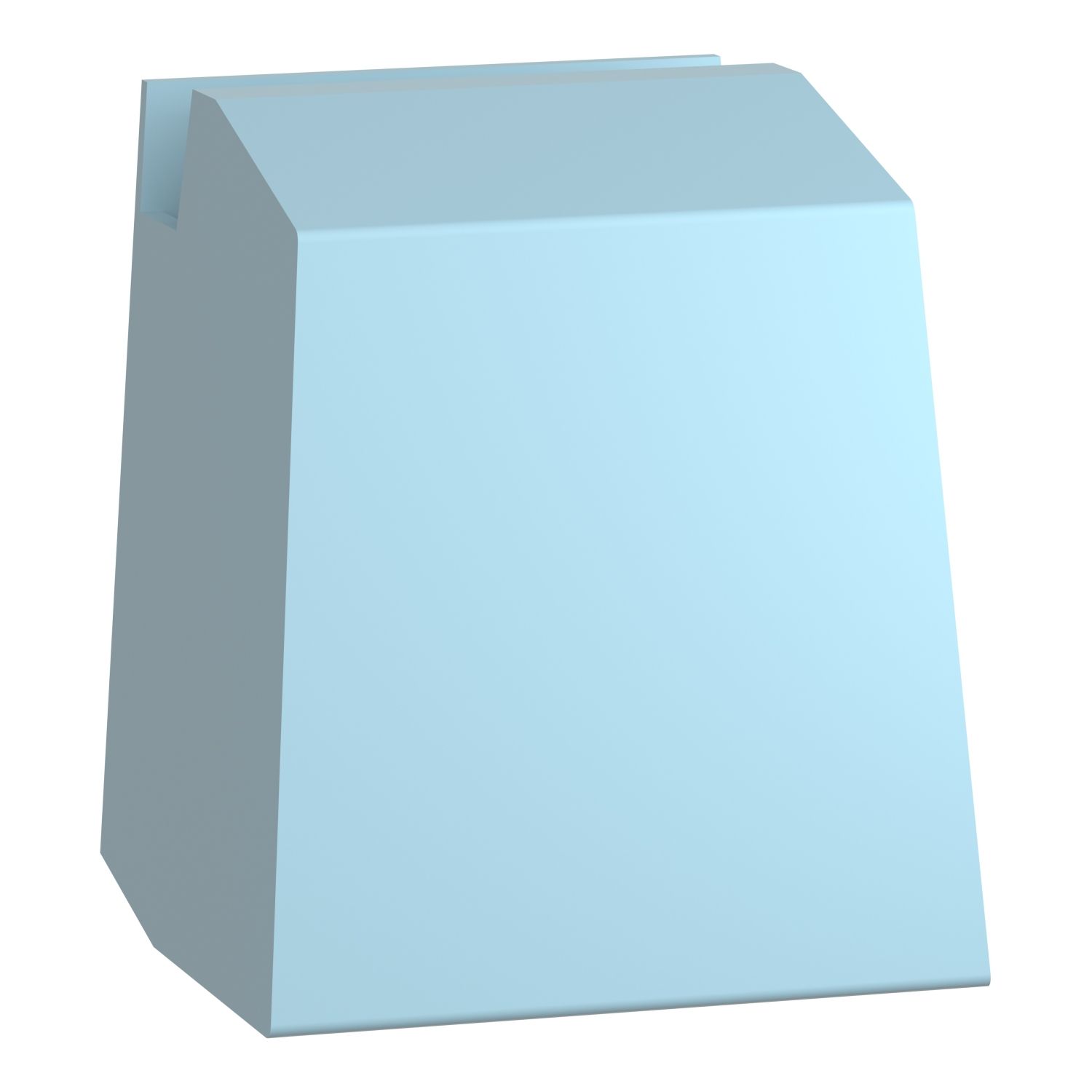 Picture of Single foot switch, Harmony XPE, metal, blue, with cover, trigger mechanism, 1 step, 1 contact 1NC+NO, IP66