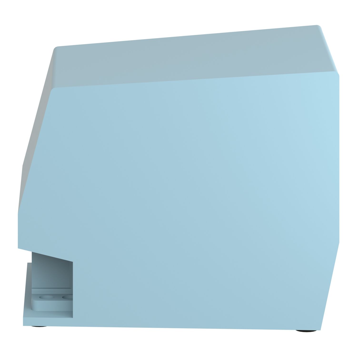 Picture of Single foot switch, Harmony XPE, metal, blue, with cover, trigger mechanism, 1 step, 1 contact 1NC+NO, IP66