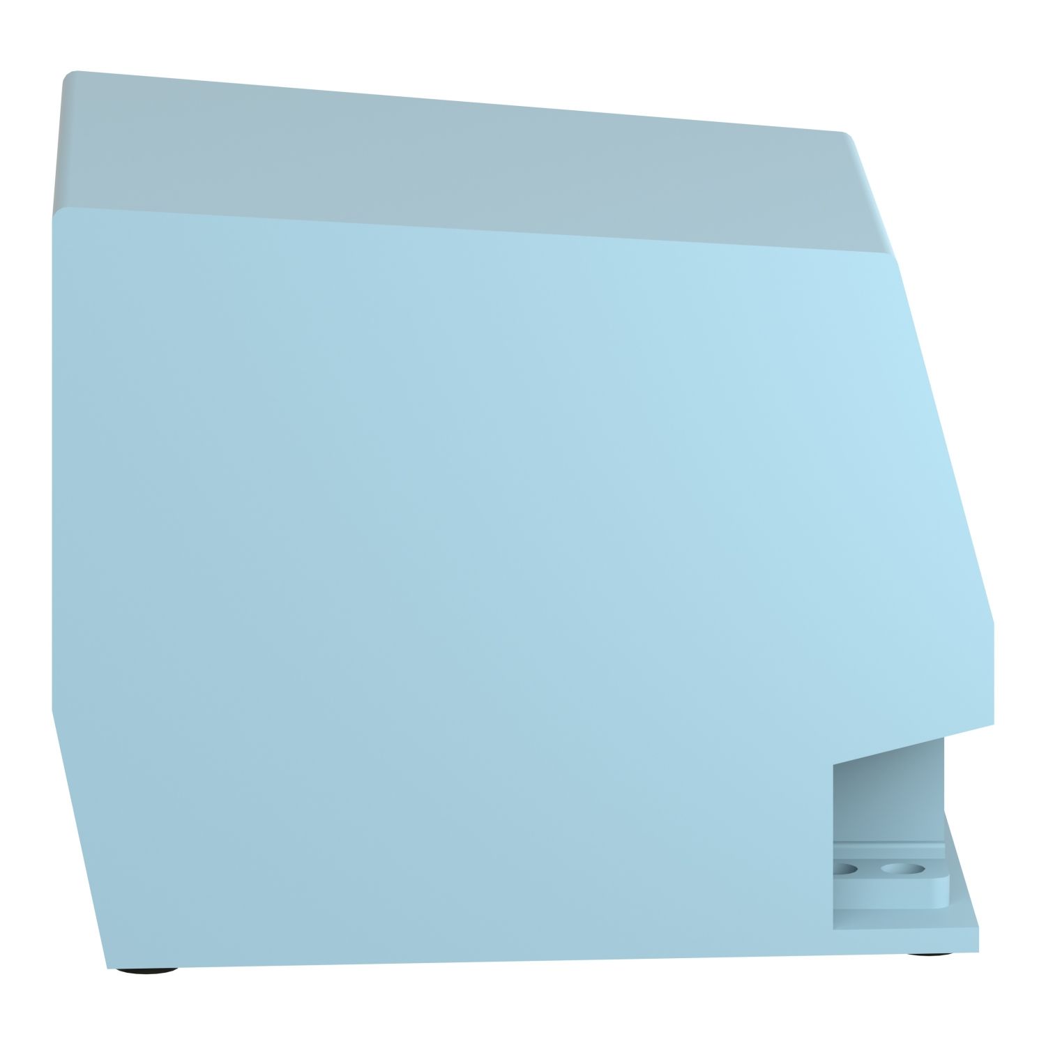 Picture of Single foot switch, Harmony XPE, metal, blue, with cover, trigger mechanism, 2 steps, 2 contacts 1NC+NO, IP66