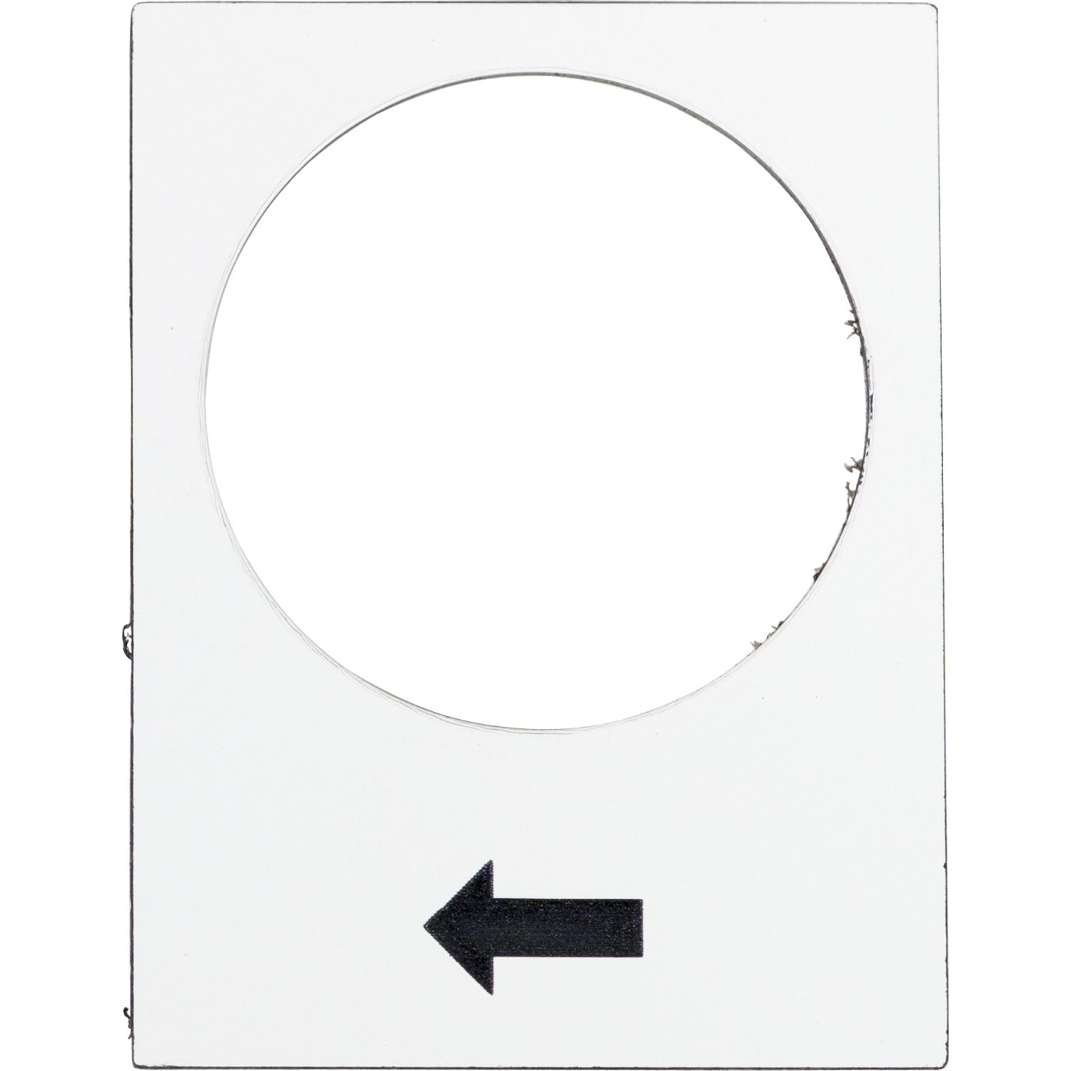 Picture of Marked legend, Harmony XAC, legend, 30x40mm, white, raise or right, slow