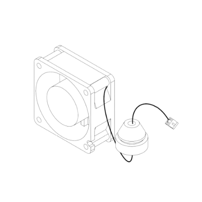 Picture of Wear part, external fan kit for variable speed drive, Altivar 212, from 3 to 7.5kW