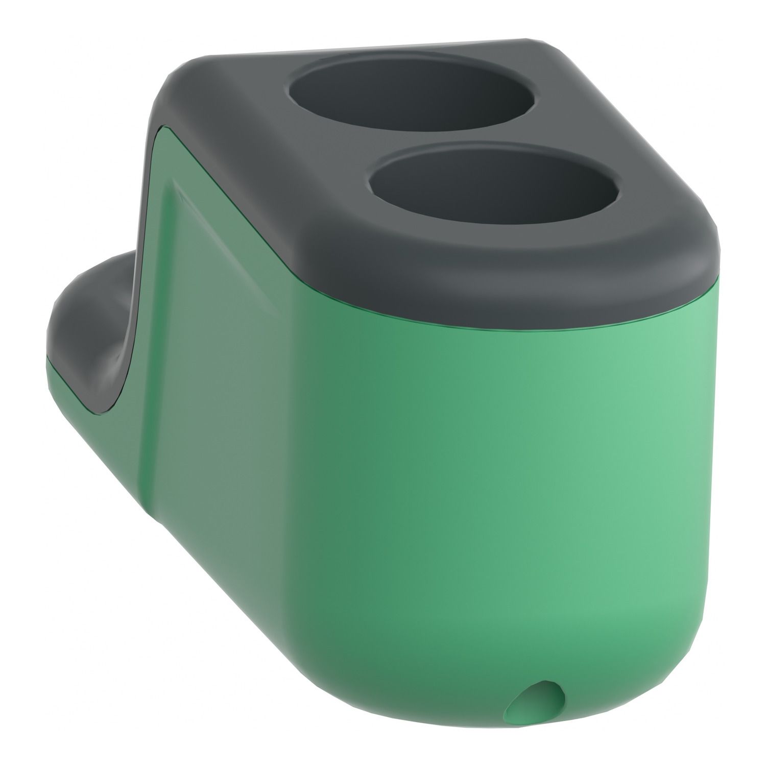 Picture of Empty handy box for mobile use, Harmony XB5R, plastic, green, 2 cut outs