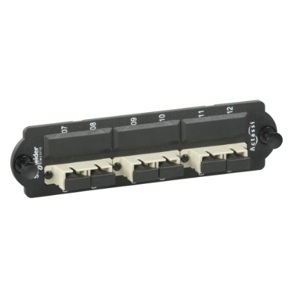 Picture of Actassi for AsiaPacific, Fibre Optic Front Adapters Plate with 3 x SC Dplx MM Adapters