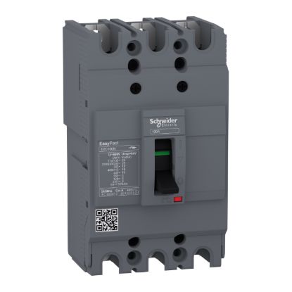 Picture of circuit breaker,EasyPact EZC100N ,TMD, 100A ,3 poles 3d