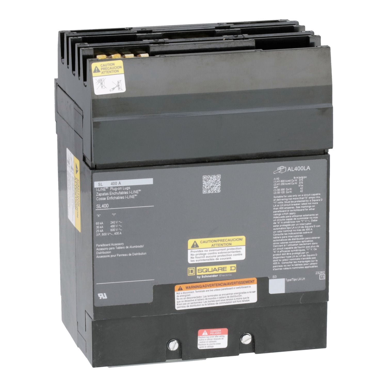 Picture of Panelboard accessory, I-Line, lug kit, subfeed, 400A, 6 in