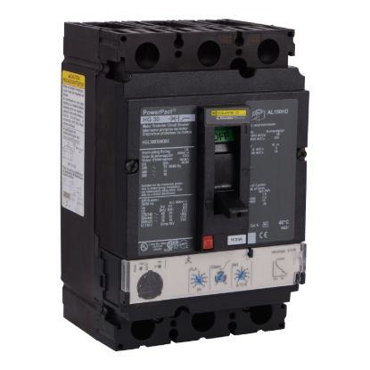 Picture of Motor circuit protector, PowerPacT H, 150A, 3 pole, 600VAC, 18kA, lugs, Micrologic 2.2M, 80%