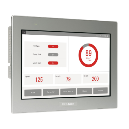 Picture of 7"W touch panel display, 2Ethernet, USB host, 24VDC