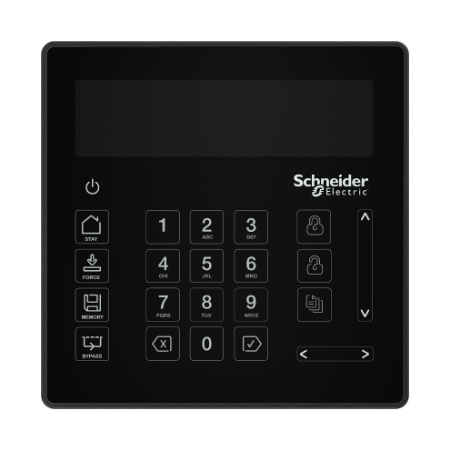 Picture of Security Expert touch sense LCD keypad, black