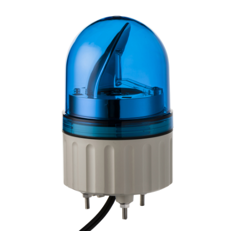 Picture of Prewired rotating mirror beacon, Harmony XVR, 84mm, blue, without buzzer, 24V AC/DC