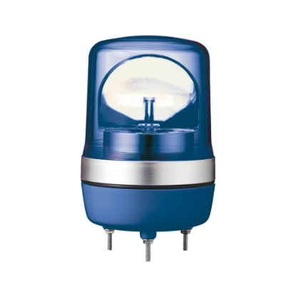 Picture of Prewired rotating mirror beacon, Harmony XVR, 106 mm, blue, without buzzer, 24 V AC DC
