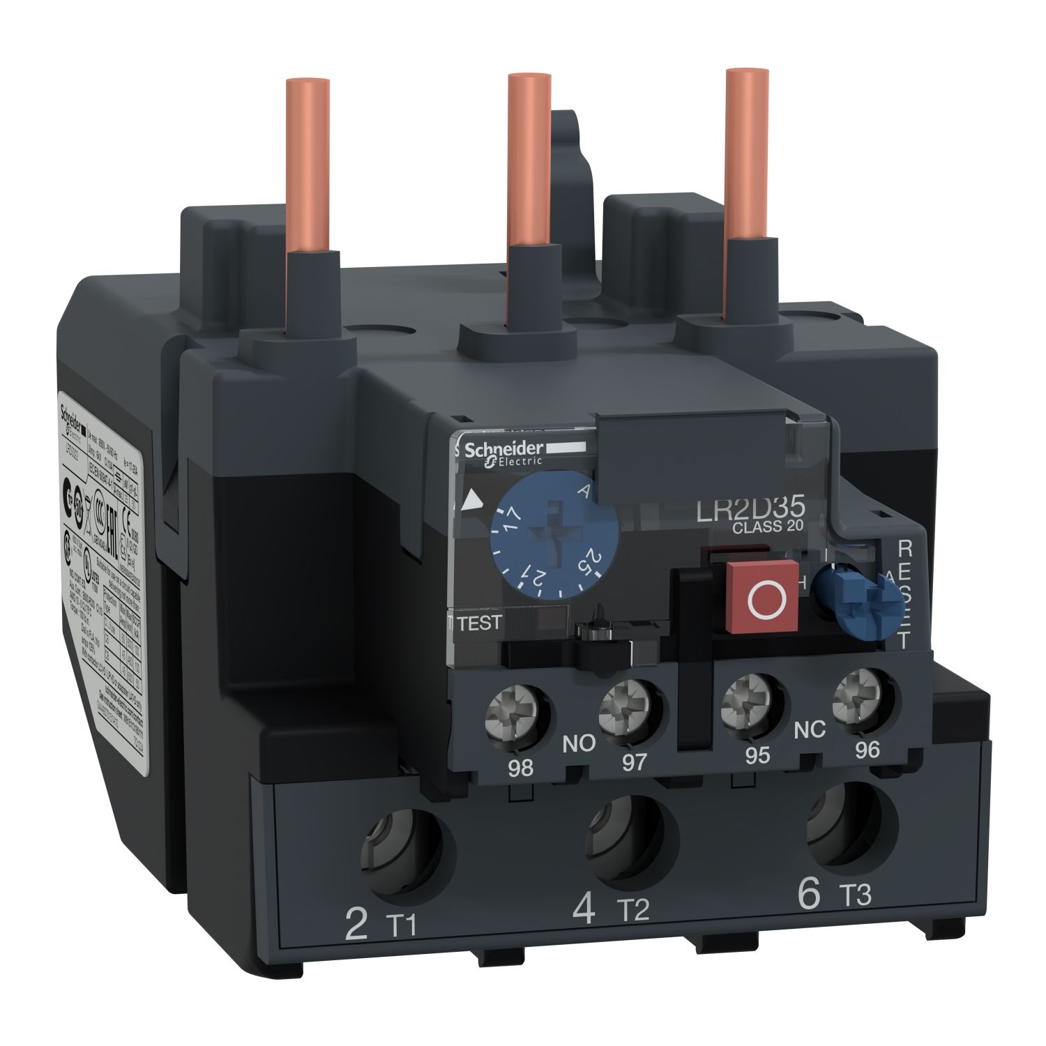 Picture of TeSys Deca thermal overload relays,17...25A,class 20,for D80/95(3P)