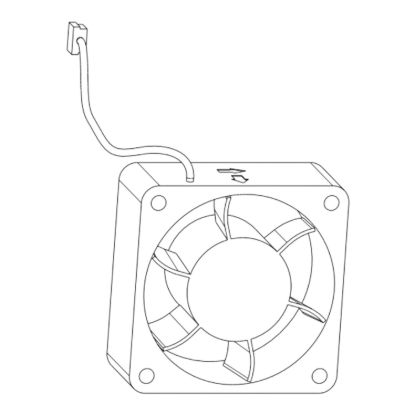 Picture of Wear part, fan for variable speed drive, Altivar Process 600 900, IP55, from 30 to 90kW, from 380 to 480V