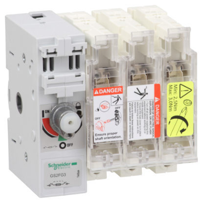 Picture of Switch disconnector fuse, TeSys GS, 3P, 50A fuse type NFC, size 14x51mm