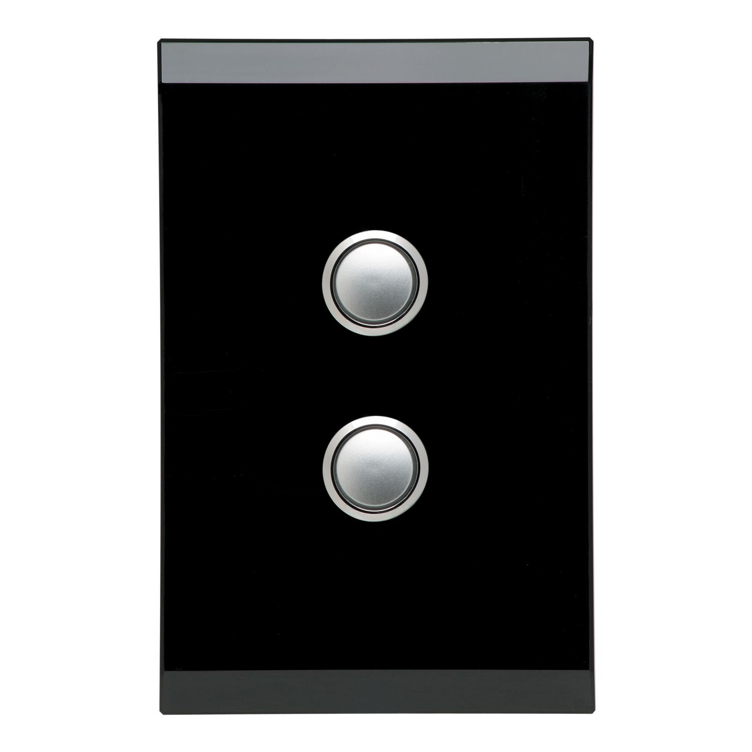 Picture of Push Button Switch LED, Saturn Series, 2 Gang, 250V, 16AX/20A