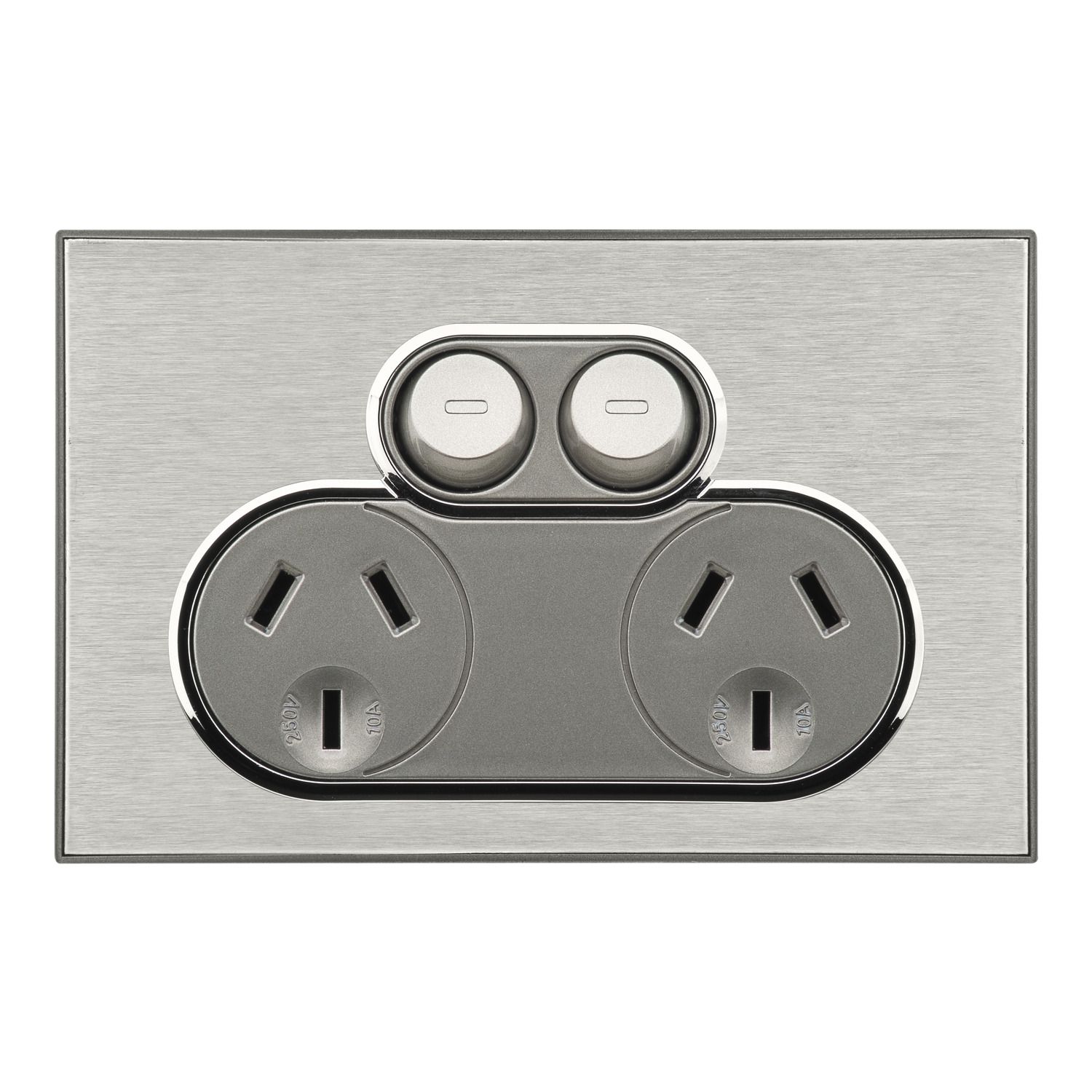 Picture of Double Switch Power Point, Saturn Series, 250V, 10A