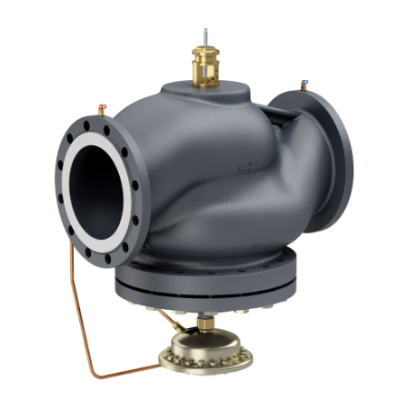 Picture of SpaceLogic VP222F PIBCV (PICV), 2-Way, PN16, DN250, Flanged, Standard Flow: 112...300 m³/h (41...103 l/s).