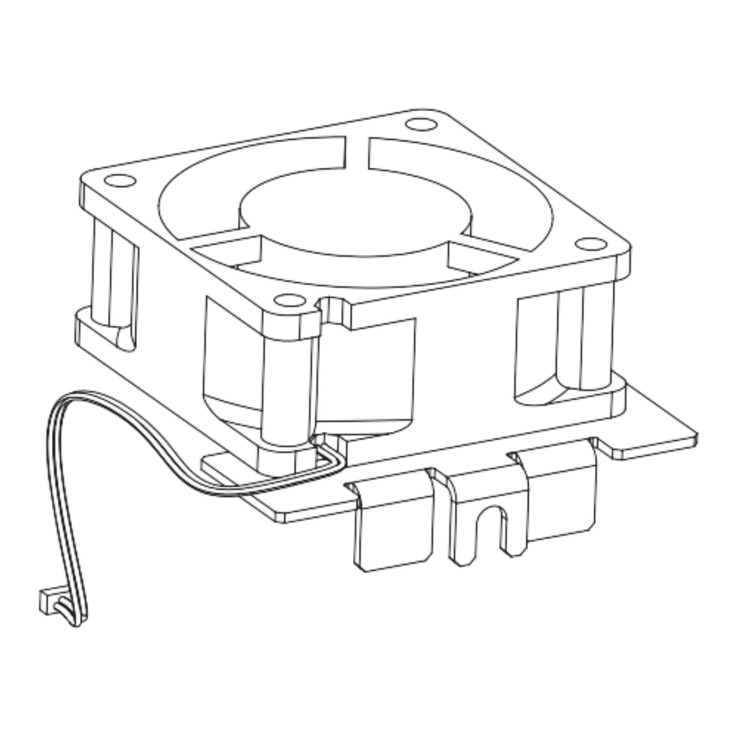 Picture of Wear part, fan for variable speed drive, Altivar Process 600 900, IP55, up to 22kW, from 380 to 480V