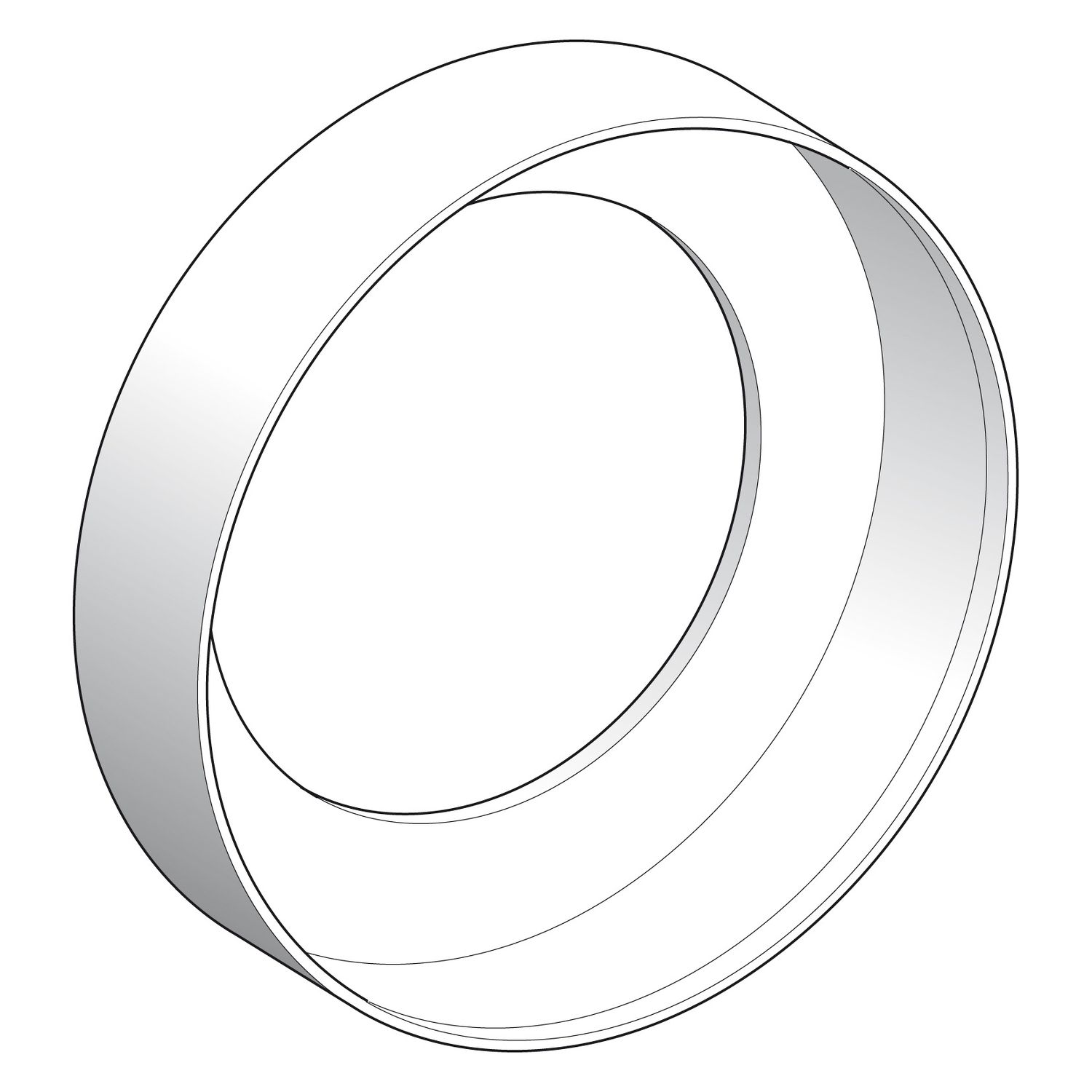 Picture of Washer, Harmony XB4, chromium plated liquid spray protective washer, for insertion beneath head 22mm