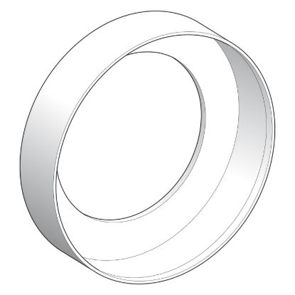 Picture of Washer, Harmony XB4, chromium plated liquid spray protective washer, for insertion beneath head 22mm