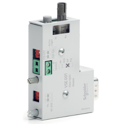 Picture of Fibre optic module, with glass receiver and plastic transmitter