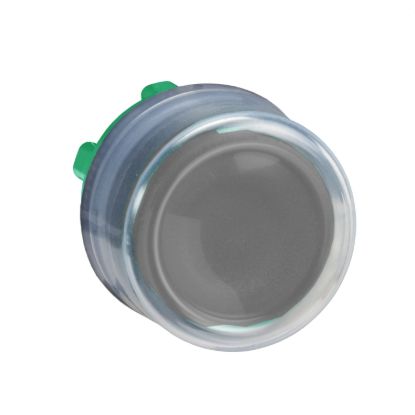 Picture of Head for non illuminated push button, Harmony XB5, XB4, black flush pushbutton Ø22 mm spring return unmarked