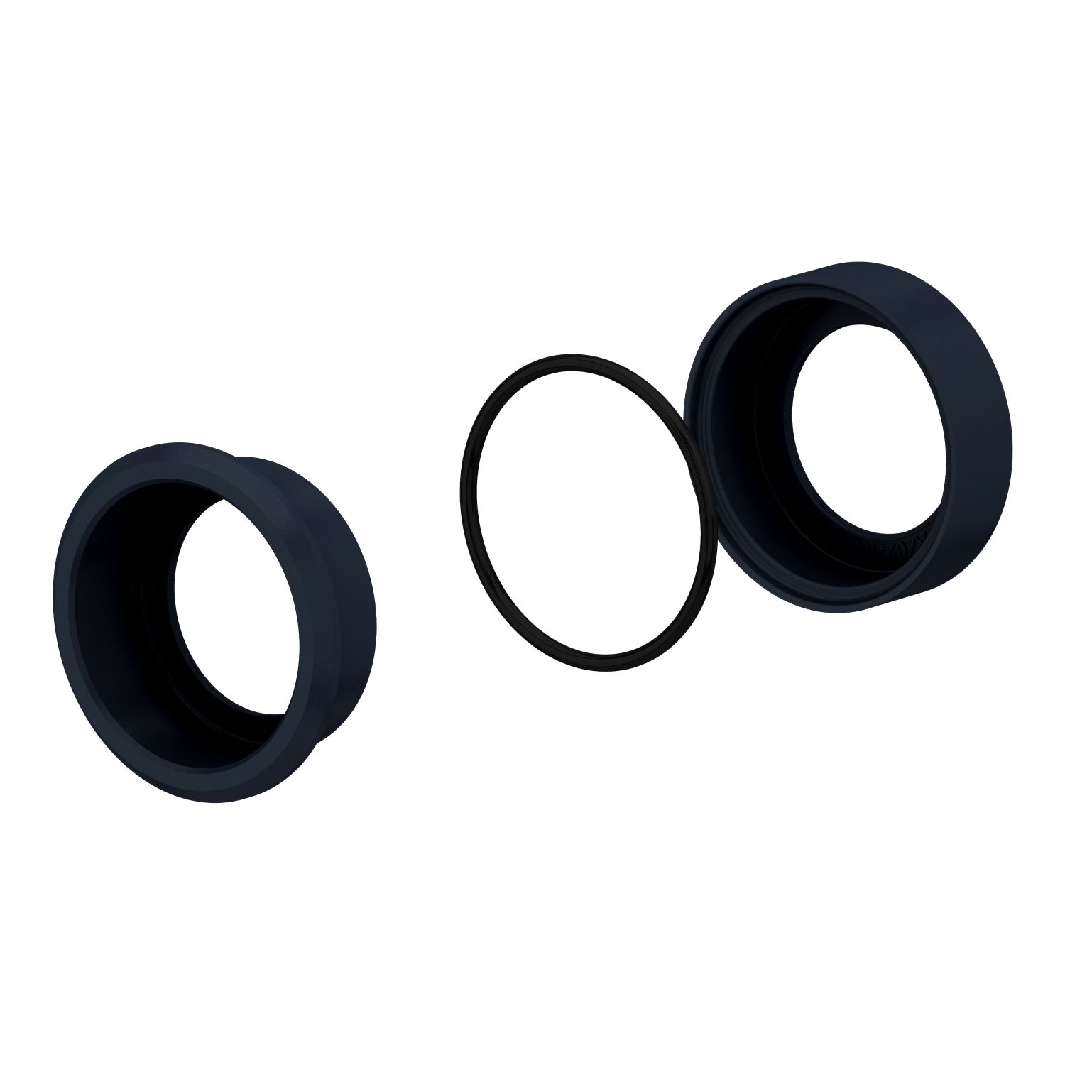 Picture of Flush mounting kit, Harmony XB5, Ø30 for selector switches and illuminated push buttons Ø22, plastic