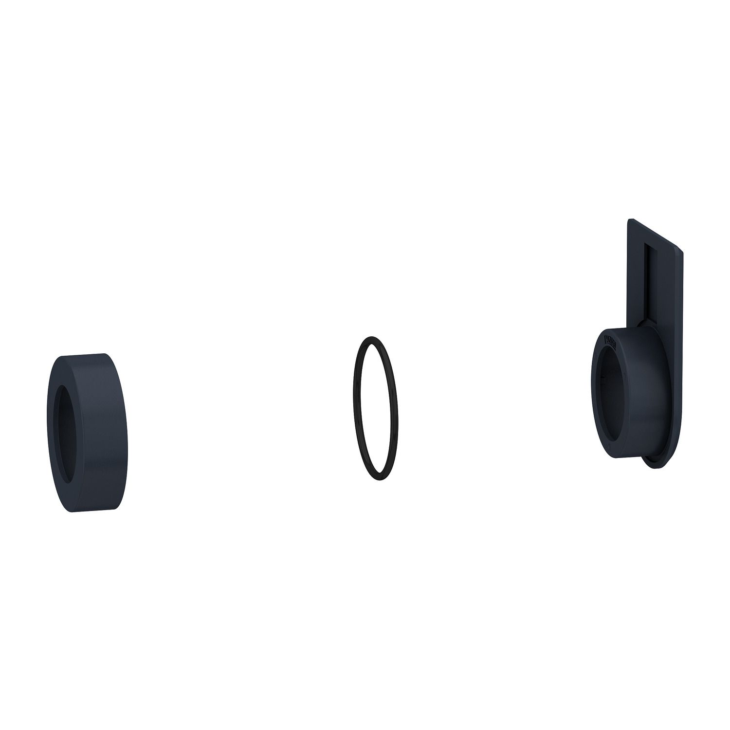 Picture of Flush mounting kit, Harmony XB5, Ø30 for selector switches and illuminated push buttons Ø22, plastic, 2-line legend