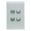Picture of Push Button Switch LED, Saturn Series, 4 Gang, 250V, 16AX/20A