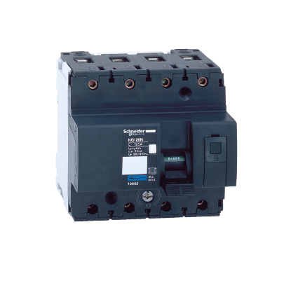 Picture of Miniature circuit breaker (MCB), Acti9 NG125N, 4P, 100A, C curve, 25kA (IEC/EN 60947-2)